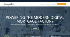 Desktop Screenshot of capsilon.com